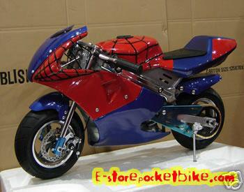 moto de spiderman